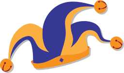 An icon of a jester hat